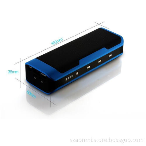 Music Player Bluetooth Speaker with Mobile Charger Power Bank
